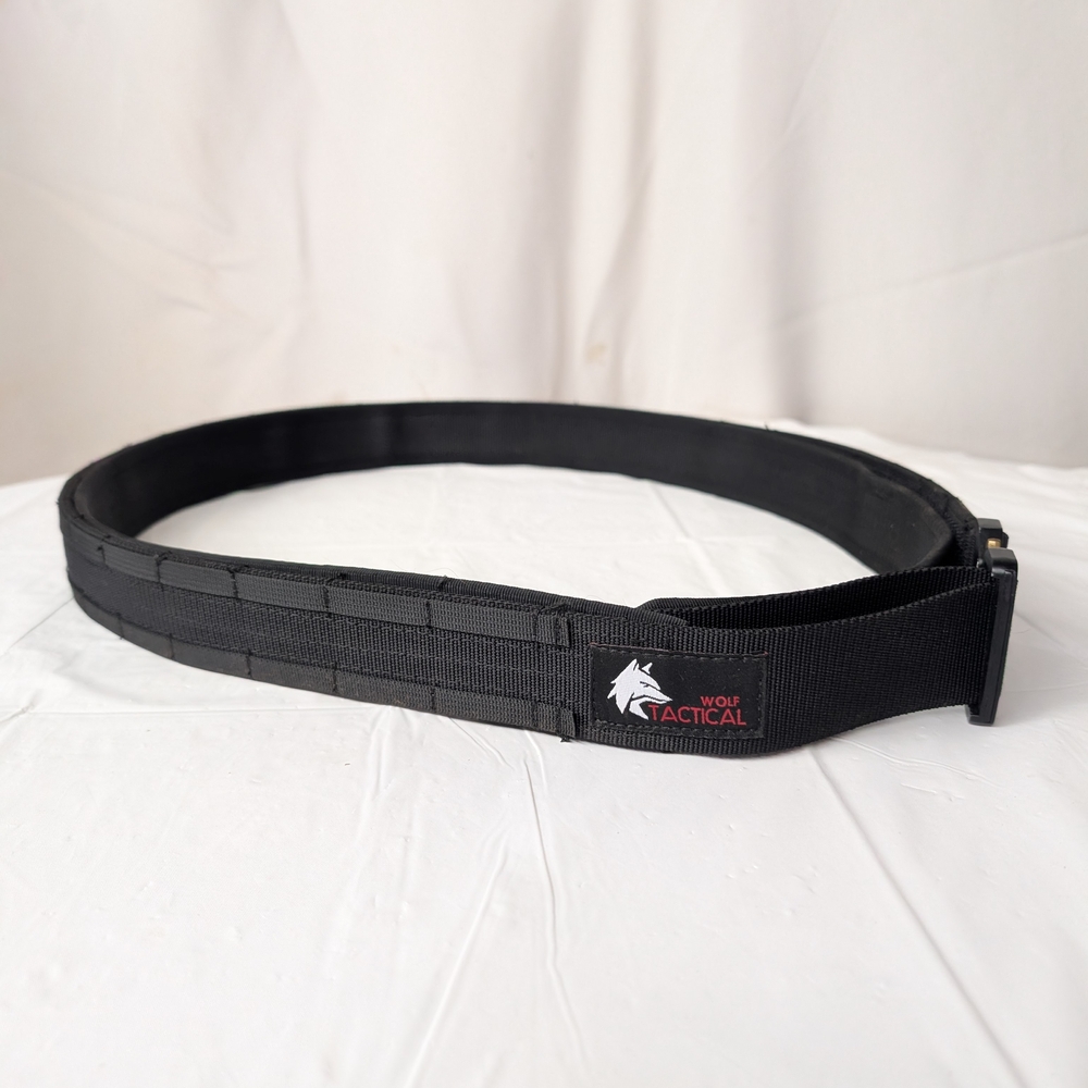 Wolf Tactical Molle Duty Belt With 5.11 Tactical Maverick Belt Black
